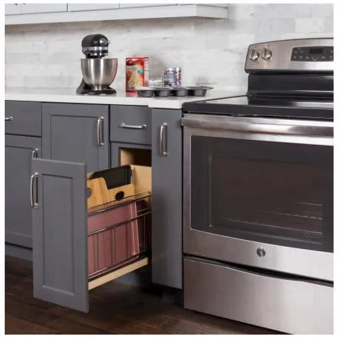 "No Wiggle" Soft-Close Tray Divider Pullout- Kitchen Organizer