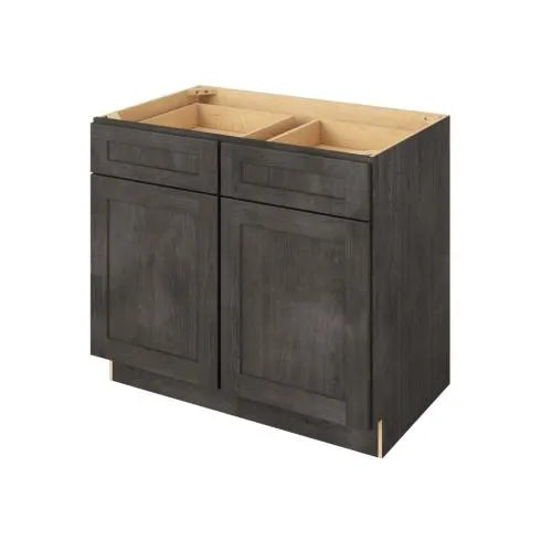 Base Double Door Double Drawer W/ Center Stile Cabinets- Catalina Collection