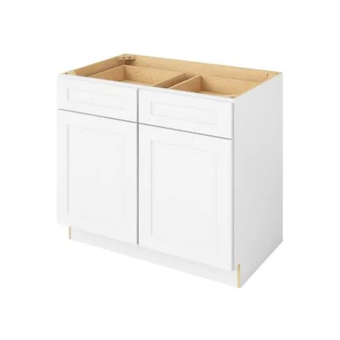 Base Double Door Double Drawer W/ Center Stile Cabinets- Catalina Collection