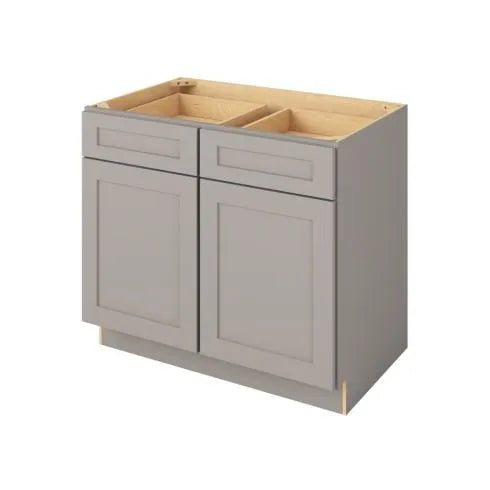 Base Double Door Double Drawer W/ Center Stile Cabinets- Catalina Collection